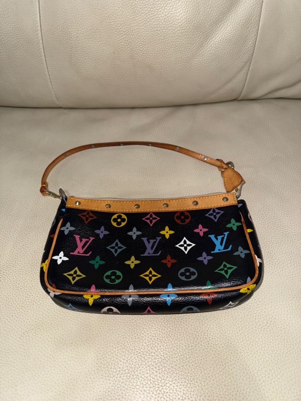 Louis Vuitton Black Multicolor Monogram Mini Shoulder Bag